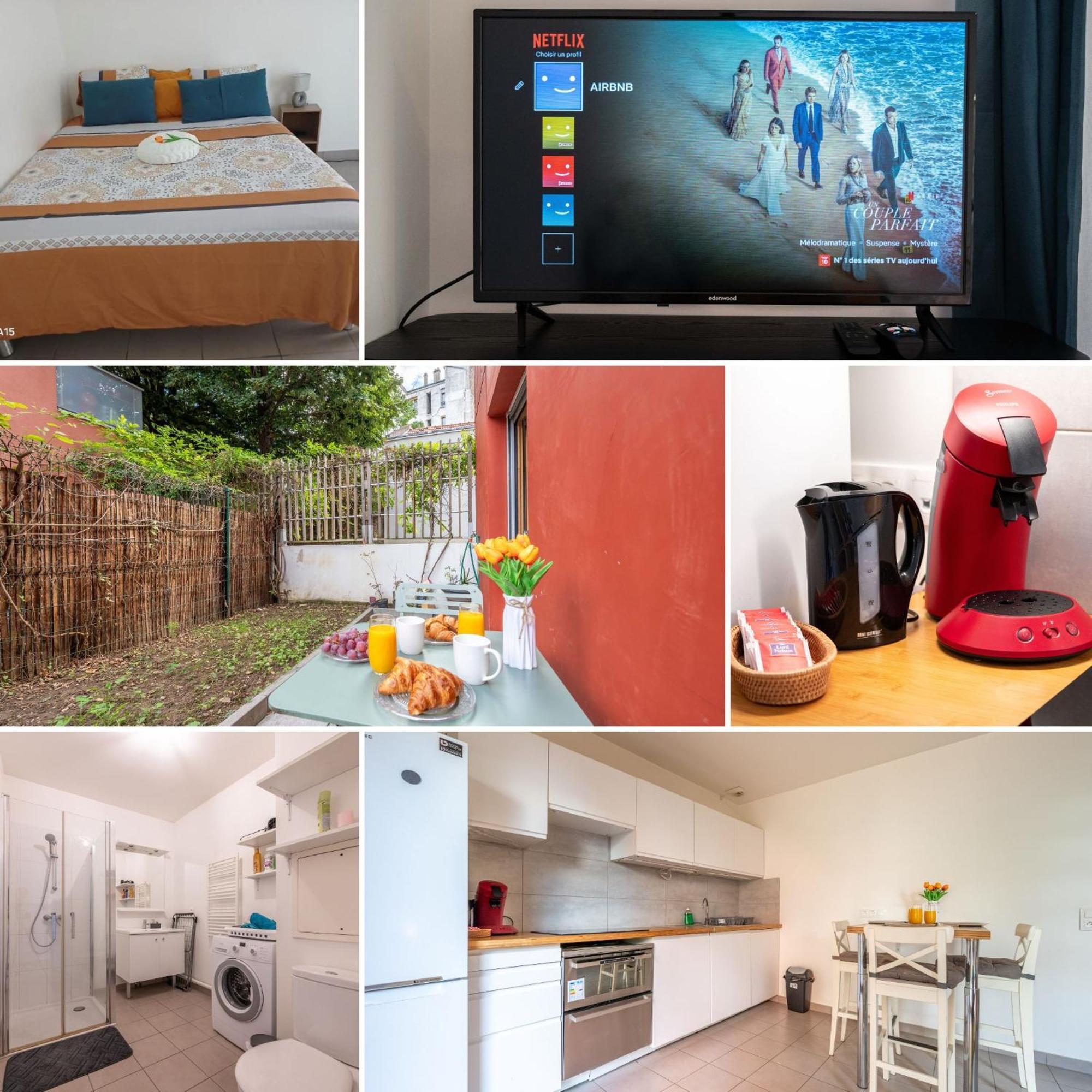 Superbe Appartement 1Min Metro7 Rez-De-Chaussee Aubervilliers Ngoại thất bức ảnh